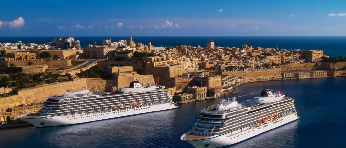 Viking Ocean Ship in Valletta, Malta.