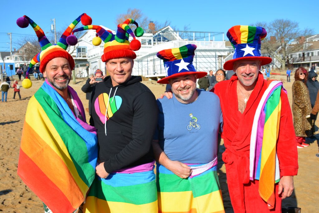 Polar Bear Plunge in Provincetown, Massachusetts (Photo Credit: Provincetown Business Guild)