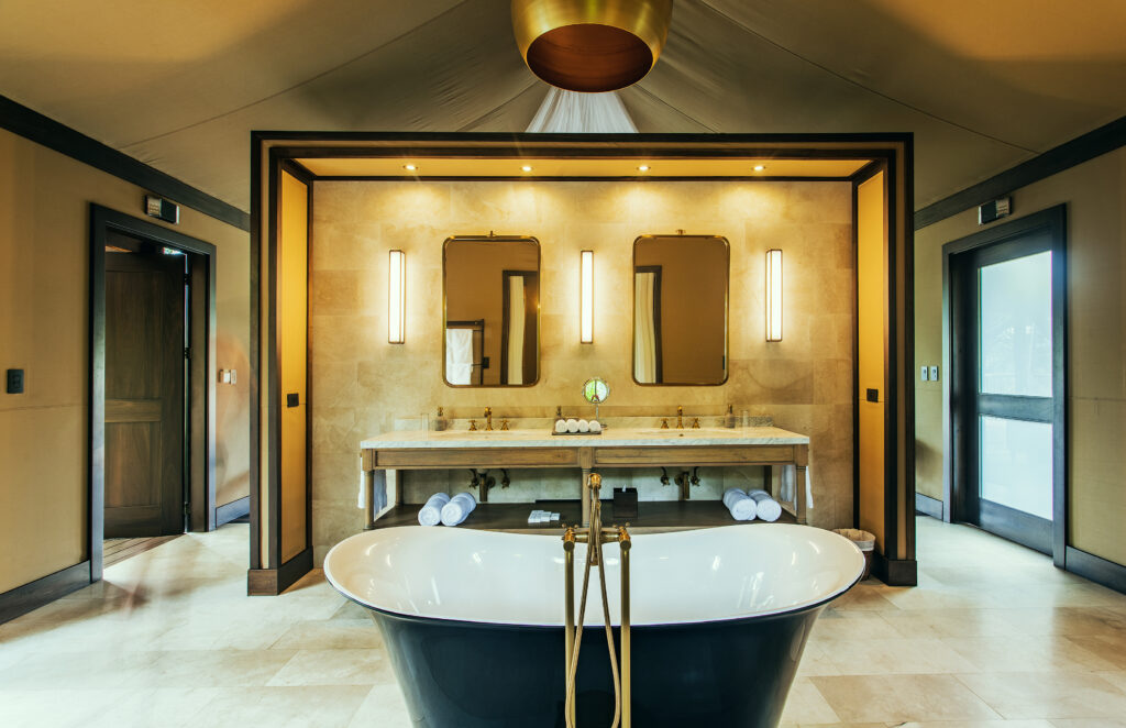 Nayara Tented Camp Bathroom (Photo Credit: Brice Ferre Studio)