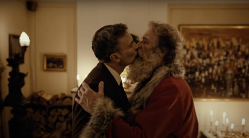 Harry kissing Santa Claus - Posten Norge Commercial