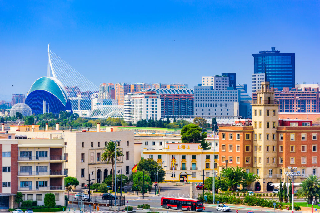 City Skyline of Valencia, Spain (Photo Credit: Shutterstock)