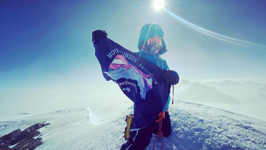 Transgender mountain climber Erin Parisi (Photo Credit: Erin Parisi)