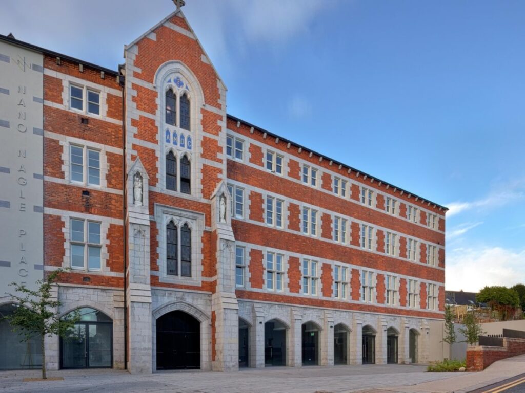 Nano Nagle Place entrance on Douglas Street in Cork, Ireland 