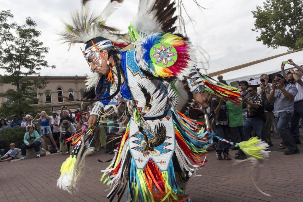 Dancer at the Swaia Santa Fe Indian Market (Photo Credit: Tourism Santa Fe)