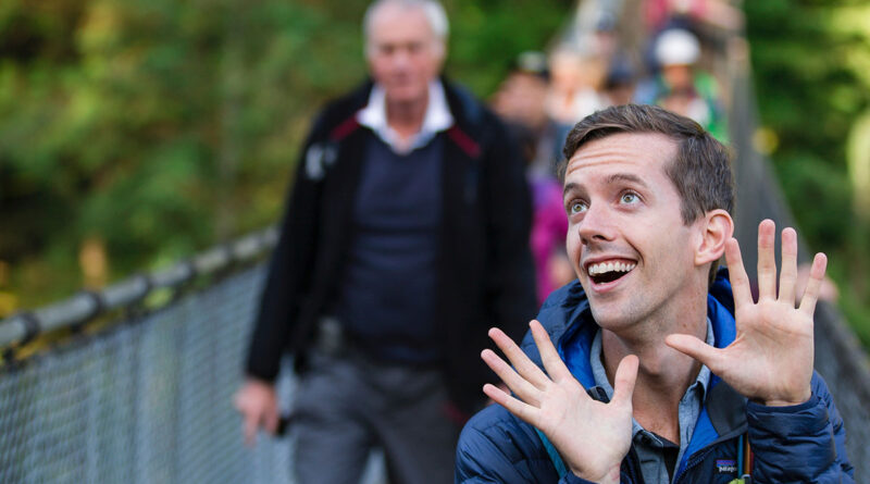 Travel writer John Garry in Vancouver, British Columbia (Photo Credit: @bencohen.art)