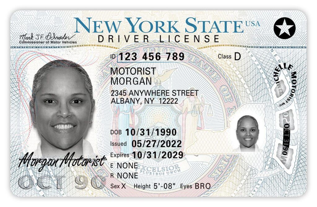 Nonbinary Gender Marker now on New York State Drivers Licenses