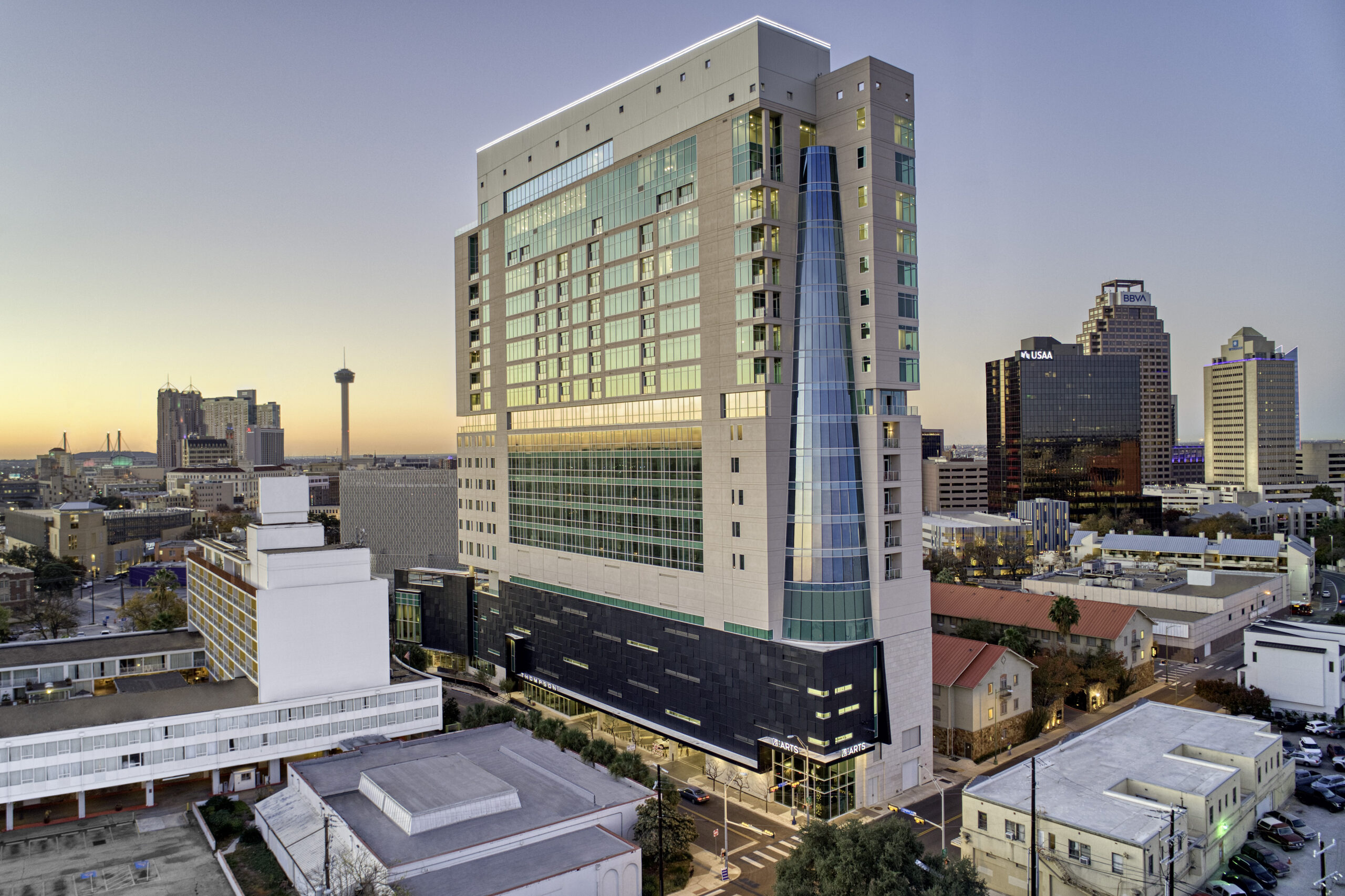 External view of the Thompson San Antonio - Riverwalk in Texas (Photo Credit: Thompson San Antonio - Riverwalk)