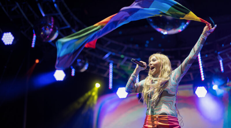 Hayley Kiyoko at Outloud Music Festival (Photo Credit: Outloud: Raising Voices/Twitch)