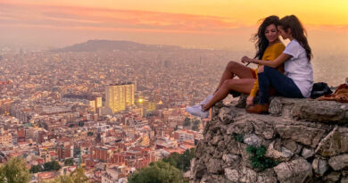 Kirstie and Christine in Barcelona, Spain (Photo Credit: Kirstie Pike and Christine Diaz)