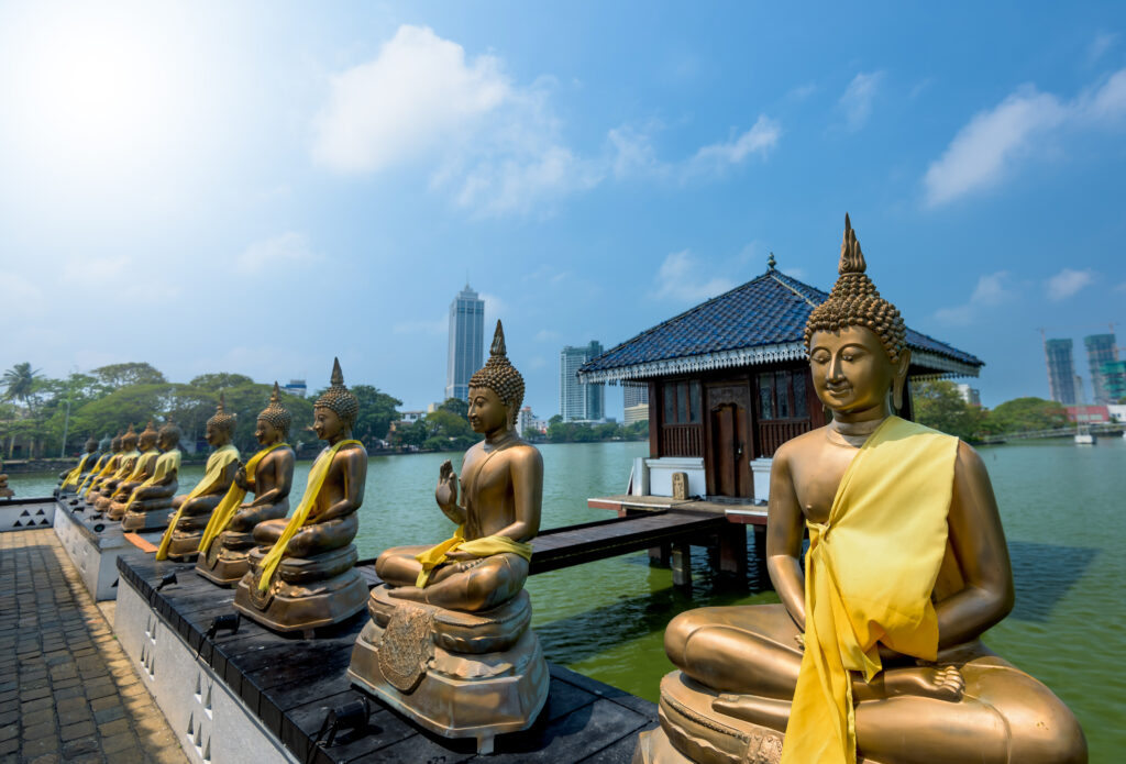 Buddha statues in Seema Malaka temple in Colombo, Sri Lanka (Photo Credit: TRphotos / iStock)