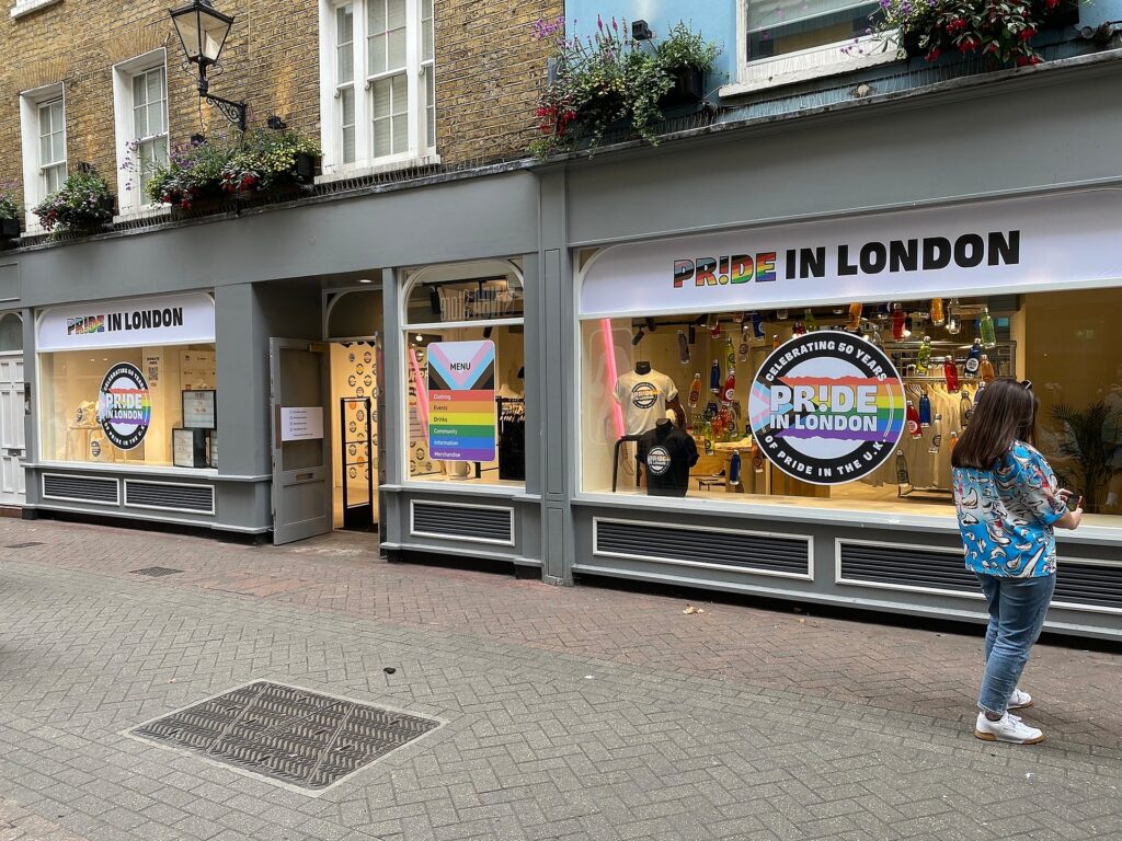 (Photo Credit: Pride in London Pop-Up Shop)