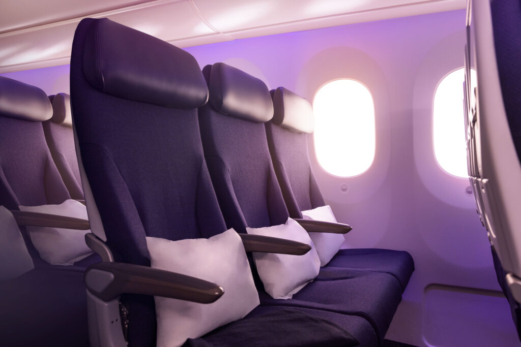 Economy Seat (Photo Credit: Air New Zealand)