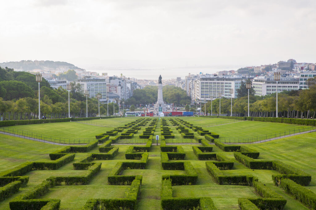 Immerse yourself in nature at Edward VII Park in downtown Lisbon and other nearby towns. (Photo Credit: lumen / iStock)