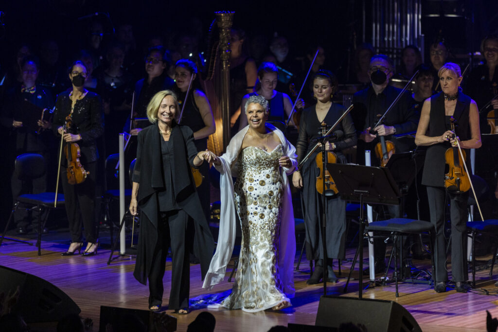 Deborah Cheetham Fraillon with her wife, conductor Nicolette Fraillon (Photo Credit: Joseph Mayers)