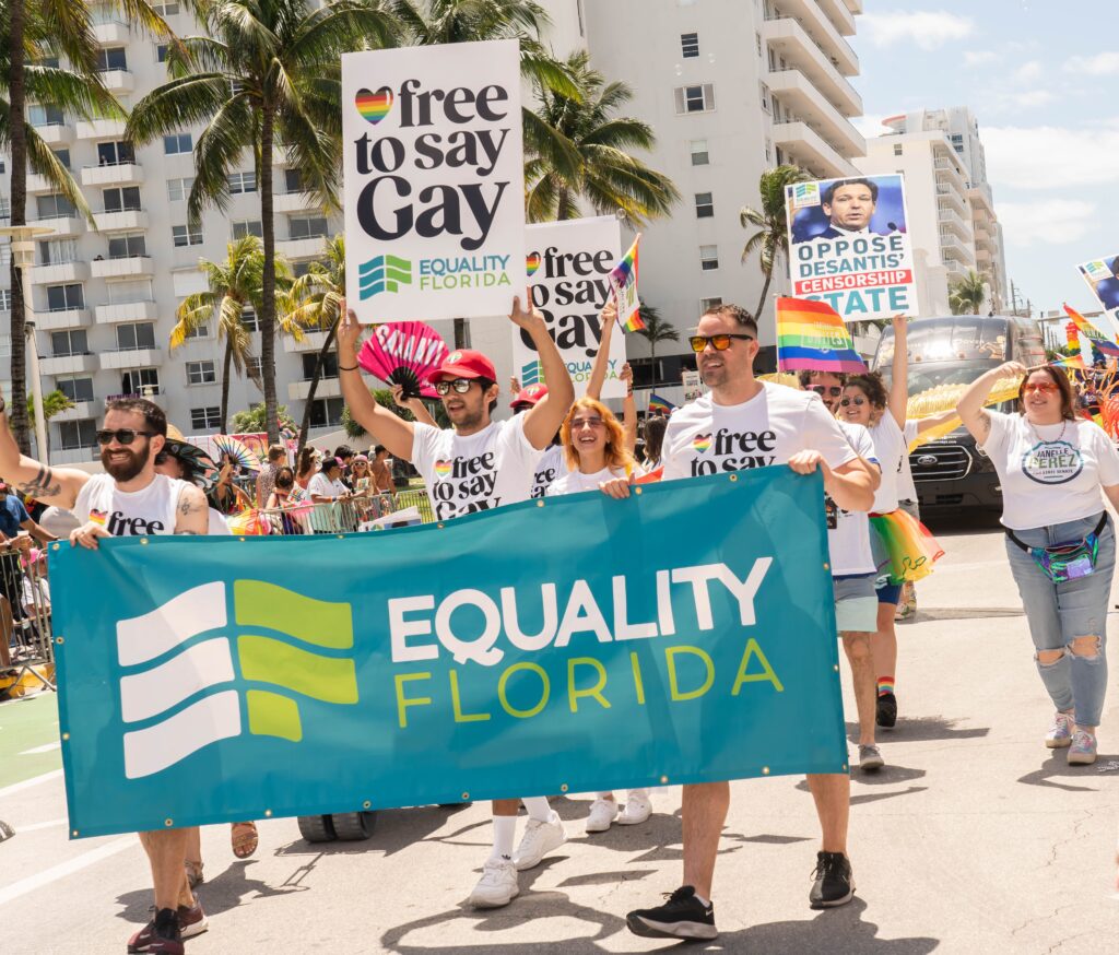 LGBTQ Annual Pride Festival and Parade in Miami South Beach (Photo Credit: Aleksandr Dyskin)