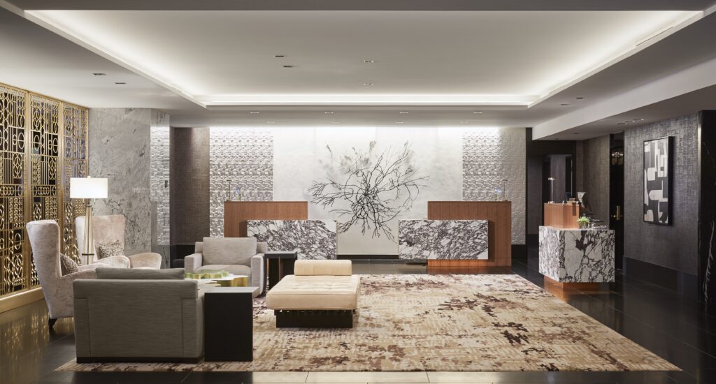 Hotel Lobby Reception (Photo Credit: The Ritz-Carlton, Chicago)