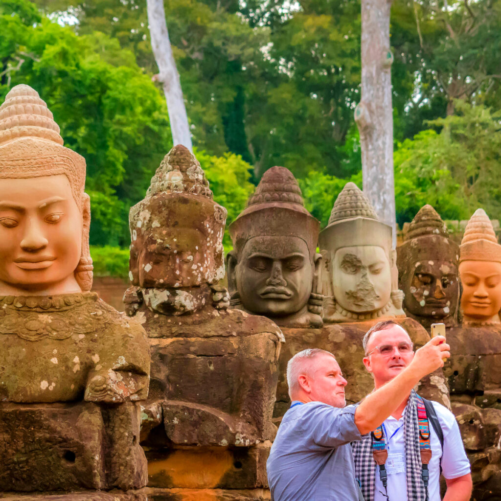 Couple on Vietnam & Cambodia vacation (Photo Credit: Brand g Vacations)