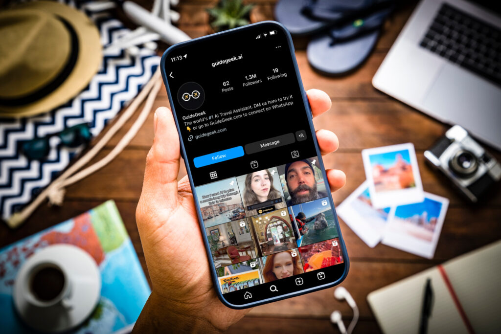 GuideGeek AI on Instagram (Photo Credit: GuideGeek / Matador Network)