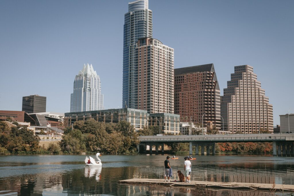 Lady Bird Lake in Austin, Texas (Photo Courtesy of Austin Tourism Media)